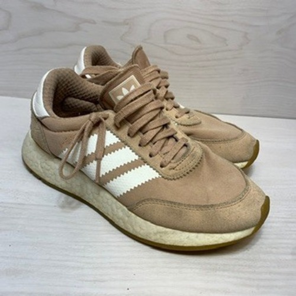 Adidas I-5923 Iniki Runner Womens Ash Pearl Pink Boost Sneakers CG6395 Size 5.5